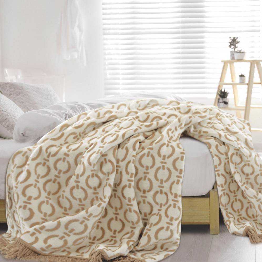 plaid-reversible-ecru-coton-naturel-qualite-cleomance